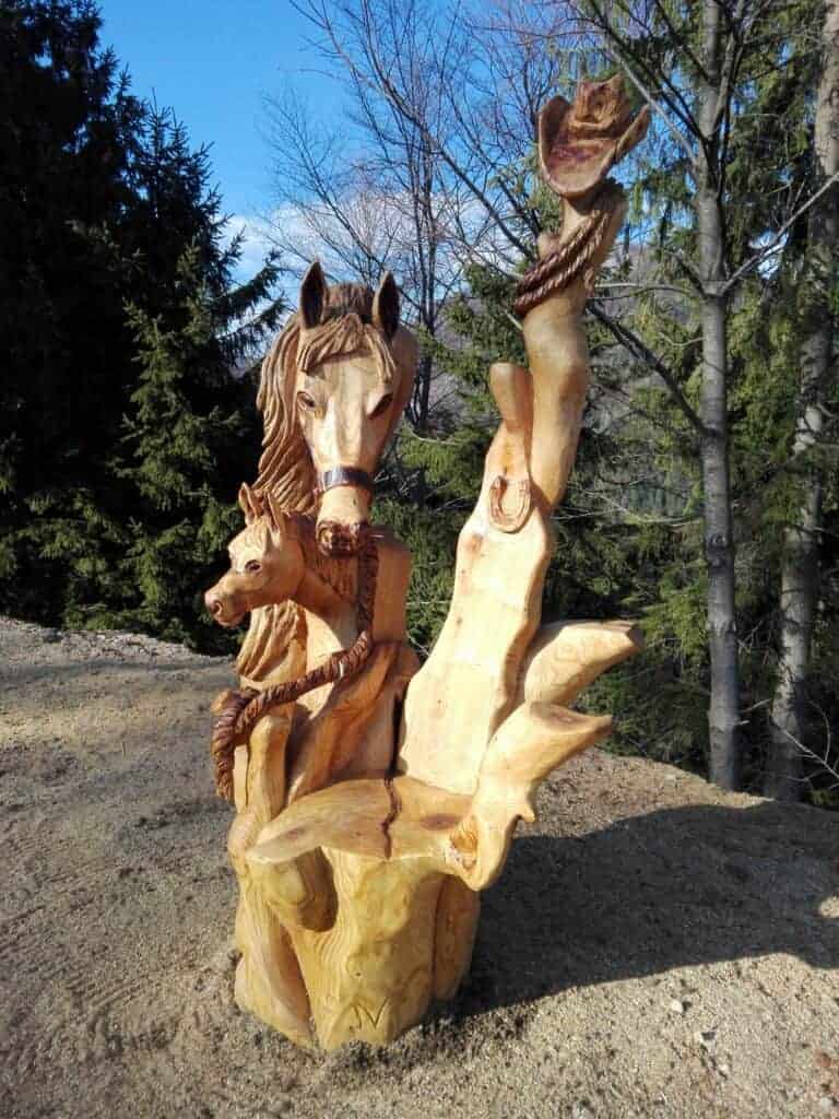 Izdelki iz lesa, naslonjalo