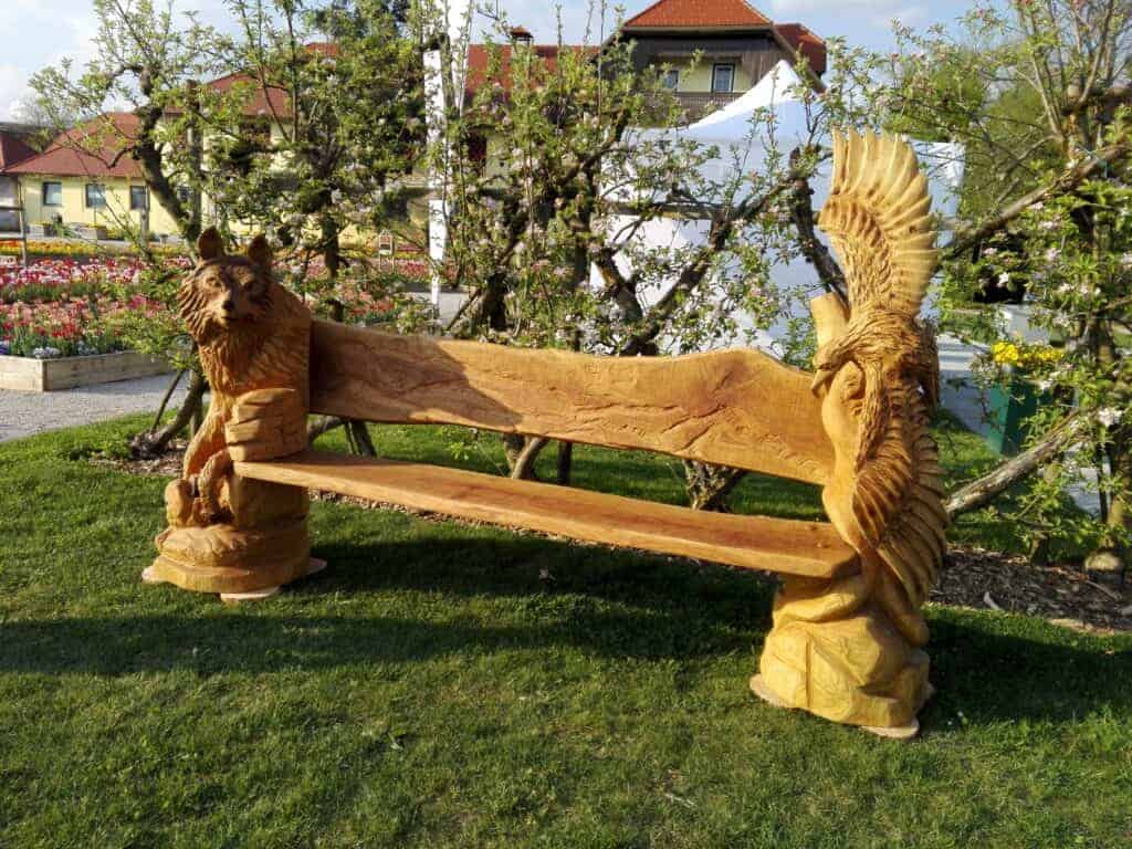 Izdelki iz lesa, klop