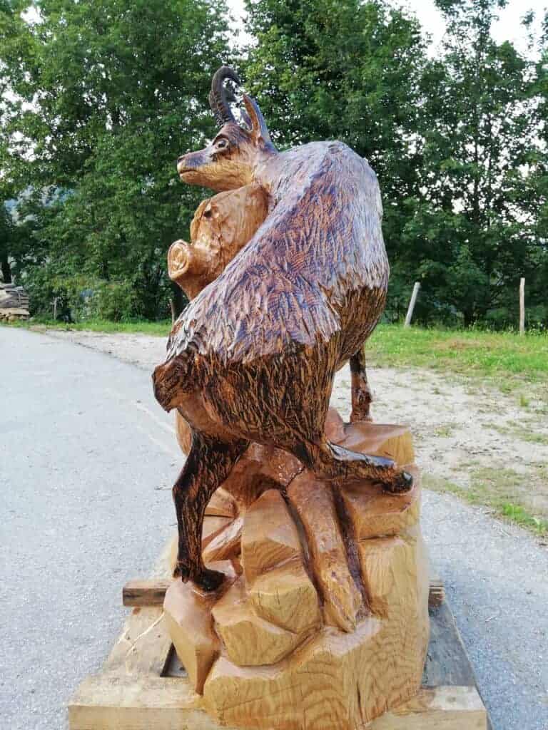 Izdelki iz lesa, gams